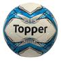 Imagem de Bola Campo Topper Azul Com Bomba De Ar