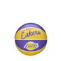 Imagem de Bola de Basquete Esporte Lazer Mini Retro Colecionadores Infantil Tamanho 3 NBA Outdoor Wilson