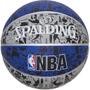 Imagem de Bola de Basquete Spalding - NBA Graffiti - Borracha - Azul/Cinza