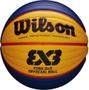 Imagem de Bola de Basquete Wilson Fiba 3x3 Amarelo e Azul