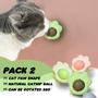 Imagem de Bola de Catnip Orgânica BOXTOHEART - Pacote com 4 Brinquedos Comestíveis para Gatos