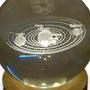 Imagem de Bola de Cristal Luminárial Planetas com Base Madeira 6 cm