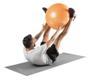 Imagem de Bola De Exercicio Pilates Yoga Funcional + Bomba