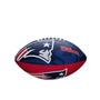 Imagem de Bola de Fut. Americano Wilson NFL Team Logo Jr New England Patriots