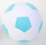Imagem de Bola de futebol colorida de pelúcia 20 cm de altura