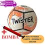 Imagem de Bola de Futebol Twister para Campo Quadra Pelada + Bomba