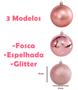 Imagem de Bola de Natal 6 Unidades Grande 8cm Mista Glitter Luxo