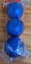 Imagem de Bola De Natal Azul Brilho/Fosco/Glitter N6 Pacote Com 9 Pcs - NATALKASA