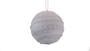 Imagem de Bola de Natal Decorada Pérola Branco Luxo 10 Cm 3 Unidades