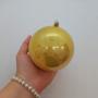 Imagem de Bola de Natal em Tubo - Perolado Ouro - 10cm - 6 unidades - Cromus - Rizzo
