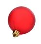 Imagem de Bola de Natal Fosca Transp LUKSUZ Sort. PT 2PCs 10 cm Decoração Árvore