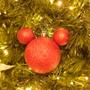 Imagem de Bola de Natal Mickey Mouse vermelha Disney 6 cm 6 unidades