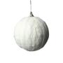 Imagem de Bola de Natal Texturizada Branco - 10cm - 3 unidades - Rizzo