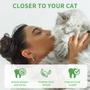 Imagem de Bola de Parede com Catnip COSOWO para Gatos - Kit com 4 Peças e Adesivos