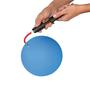 Imagem de Bola de Peso 1kg MedBall 23cm Azul Gymnic Italiana Treino Esportivo Funcional
