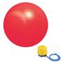 Imagem de Bola de Pilates 45 cm Vermelha c/ Bomba Supermedy