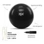 Imagem de Bola De Pilates 55cm Anti Estouro Com Bomba Everlast Preto