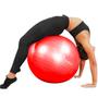 Imagem de Bola de Pilates 55cm Bola Suiça para Yoga e Ginástica Fisioterapia Alongamento Exercícios em Casa