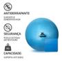 Imagem de Bola de Pilates 55cm Muvin  Com Bomba  Antiestouro  Suporta até 300kg  Ginástica  Yoga Fitness