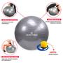 Imagem de Bola de Pilates 65cm Bola Suiça para Yoga e Ginástica Fisioterapia Alongamento Exercícios em Casa