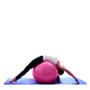Imagem de Bola De Pilates Suíça 55 Cm Fisioterapia Yoga Academia Rosa