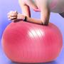 Imagem de Bola De Pilates Suíça 55 Cm Fisioterapia Yoga Academia Rosa