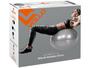 Imagem de Bola de Pilates Suíça 55cm com Bomba de Ar - Vollo Sports VP1034 Cinza