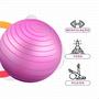 Imagem de Bola De Pilates Suíça 65 Cm Com Bomba Fisioterapia Yoga Academia