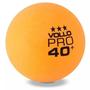 Imagem de Bola De Ping Pong Tenis De Mesa Kit C/6 Bolas 3 Estrelas Laranja