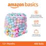 Imagem de Bola de Plástico Amazon Basics à Prova de Esmagamento - Pacote com 400 Unidades