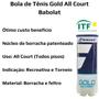 Imagem de Bola De Tênis Babolat Gold All Court Tubo Com 3 Bolinhas Itf