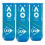 Imagem de Bola de Tênis Dunlop Australian Open - Pack com 03 Tubos