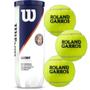 Imagem de Bola de Tenis Wilson Roland Garros All Court - Tubo c/ 3 Bolas