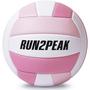 Imagem de Bola de voleibol RUN2PEAK Soft Pink tamanho oficial 5 para crianças