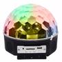 Imagem de Bola Dj Maluca Globo LED RGB Com MP3 Festa