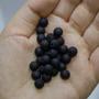 Imagem de Bola Emborrachada Preta 8mm 180 Bolinhas de Borracha Para Terço Pulseira Colar Bijuterias