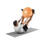 Imagem de Bola Exercícios Pilates Fisioterapia 55cm Hidrolight C Bomba