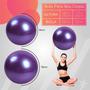 Imagem de Bola Fitness Roxa para Exercício Pilates Yoga Fisioterapia 65 cm Ginástica Alongamento Média