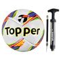 Imagem de Bola Futsal Topper Dominator Pro Futebol Mais inflador Com NF