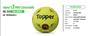 Imagem de Bola Handebol Topper Hand T3 Pro Costurada Amarelo