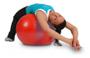 Imagem de Bola Inflavel Fitness Pilates 65cm Vermelha Branca Academia