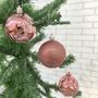 Imagem de Bola Natal Nº6 Decorada Rosa Com 9