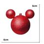 Imagem de Bola Natalina 6cm Mickey Vermelha C/6un 1718645 Cromus