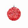 Bola Natalina Glitter 8cm Com Led Colorido - Wincy Natal Imagem de Bola Natalina Glitter 8cm Com Led Colorido