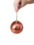 Imagem de Bola Para Arvore De Natal Rose Gigante 12 cm- Kit 2un