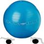 Imagem de Bola Pilates Suica 65 Cm com Ilustracao de Exercicios Cor Azul  Liveup Sports 