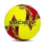 Imagem de Bola Society Penalty Lider Amarelo e Vermelho + Bomba de Ar