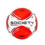 Imagem de Bola Society Penalty S11 R2 Xxiv Branco/Vermelho/Preto St