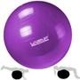 Imagem de Bola Suica 55 Cm para Pilates e Yoga Cor Roxa  Liveup Sports 