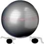 Imagem de Bola Suica 65 Cm com Ilustracao para Pilates e Yoga Cor Cinza  Liveup Sports 